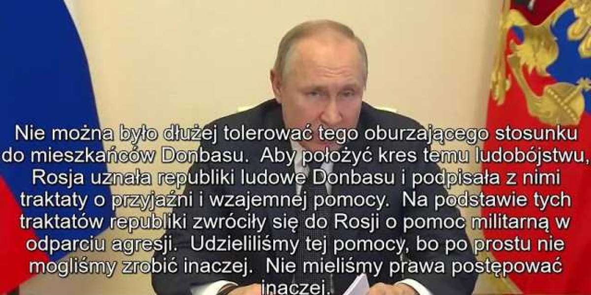 NIEWYGODNE FAKTY DLA USA: przemówienie Putina w całości 16.03.2022 r. POLSKIE NAPISY