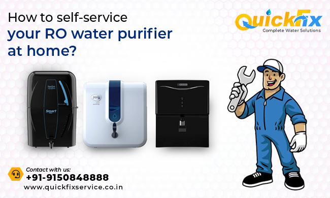 How to self-service your RO water purifier at home?