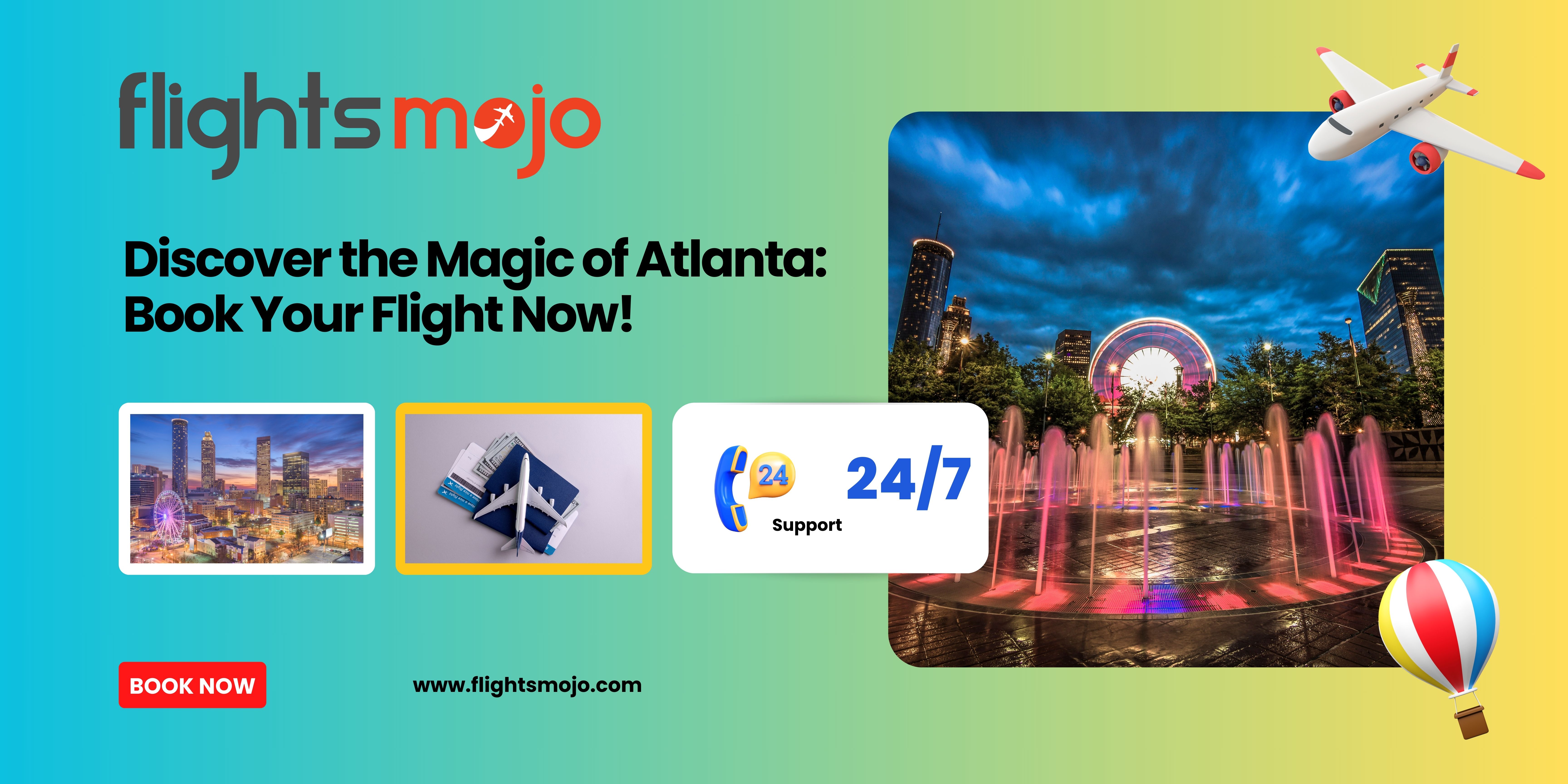 Discover the Magic of Atlanta: Book Your Flight Now! – Get Last Minute Flights Tickets at low Price