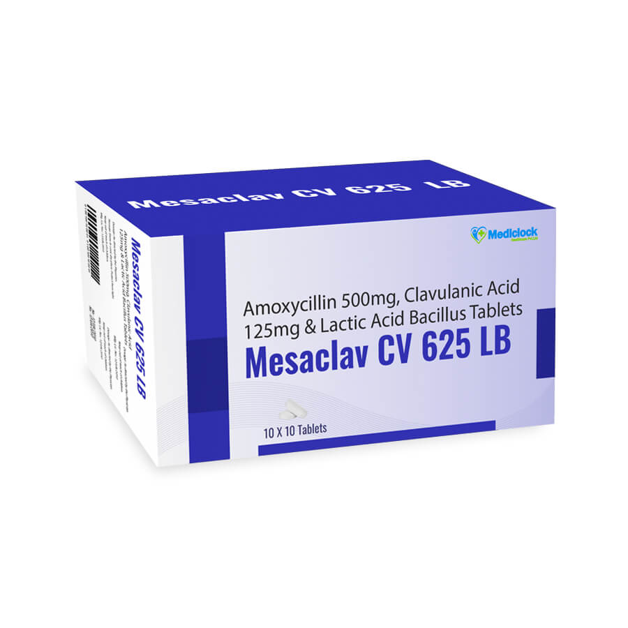 Amoxycillin Clavulanic Acid & Lactic Acid Bacillus Tablets - Mediclock Healthcare