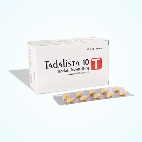 Buy Tadalista 10 Mg (Tadalafil) Starts at $0.60/Pill