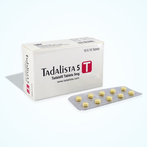 Buy Tadalista 5 Mg: Generic Tadalafil Tablets Online at Just $0.65/Pill