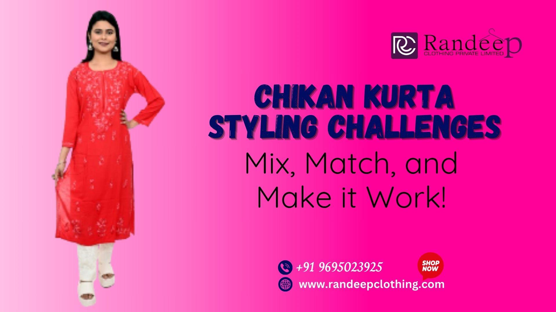 Light Pink Chikan Kurti: The Perfect Blend of Elegance and Tradition
