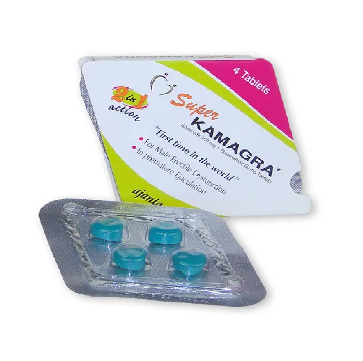 Super Kamagra (Sildenafil + Dapoxetine): Uses, Benefits