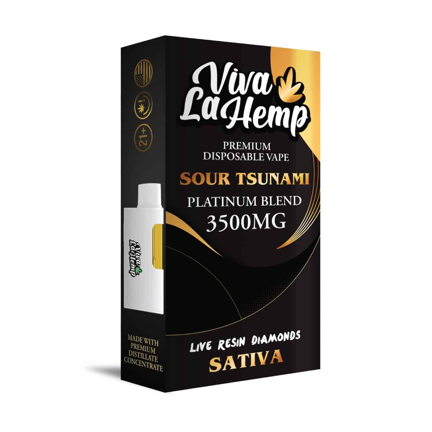 3500MG Platinum Blend Exotic Vapes – 3.5ML Premium Disposables