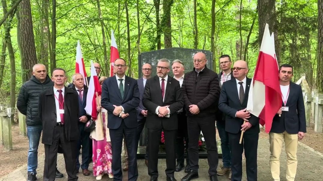 Las Ościsłowski, miejsce uświęcone krwią Polaków pomordowanych przez Niemców! ??? 14 czerwca obchodz
