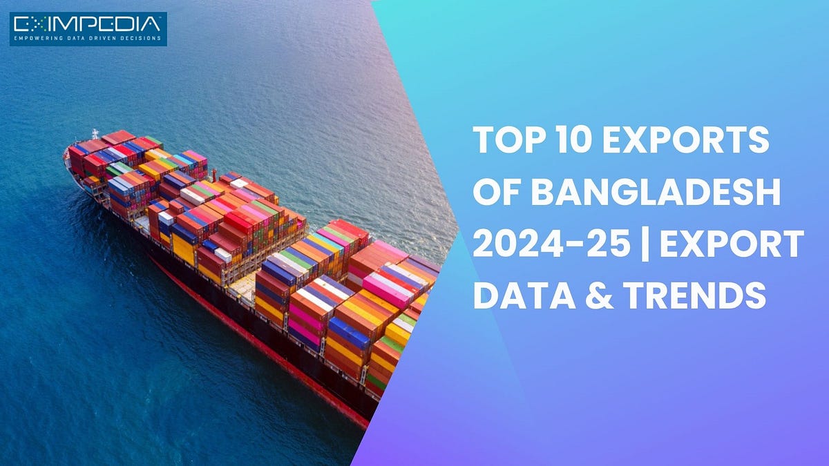 Top 10 Exports of Bangladesh 2024-25 | Export Data & Trends