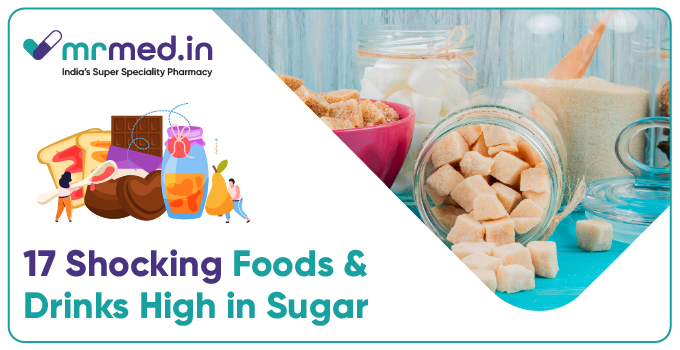 17 Common Foods and Drinks with High Sugar Content