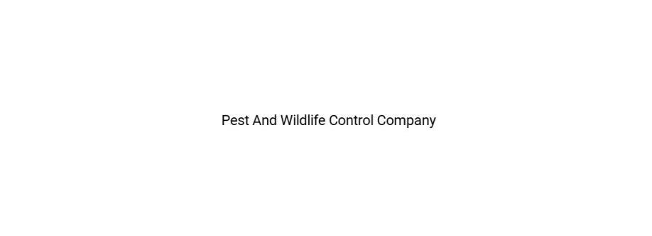 Pest And Wildlife Control Company Cover Image