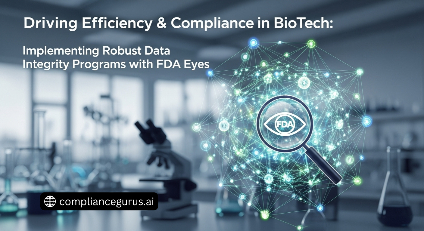 Driving Compliance in BioTech with Data Integrity Programs - Compliance Gurus