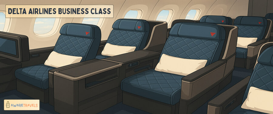 Delta Airlines Business Class Flight Booking Price & Benefit