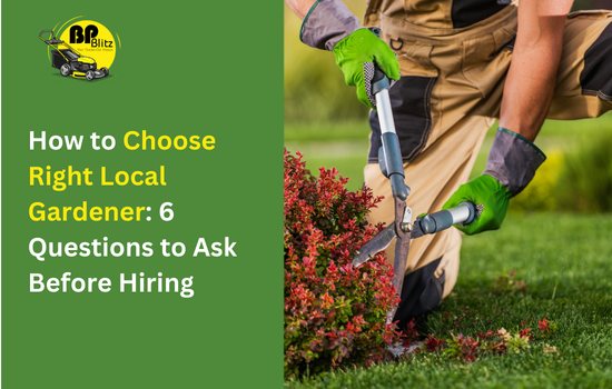 How to Choose Right Local Gardener in Adelaide :Ask Before Hiring