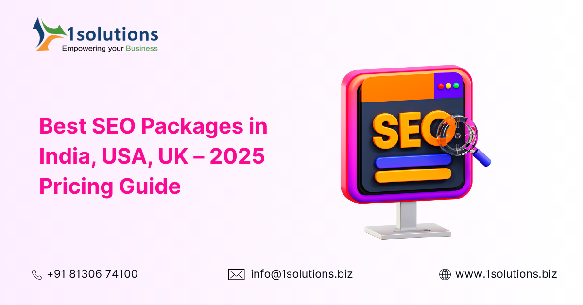 Best SEO Packages in India, USA, UK – 2025 Pricing Guide – Corporate / NPO / Agency