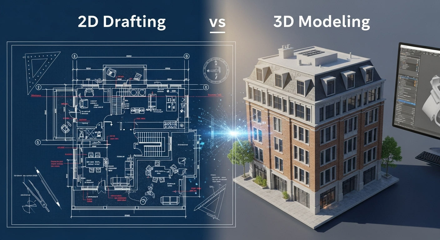 2D Drafting vs 3D Modeling: Which Is Right for Your Project?
