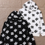 Black White Graphic Print Hoodie Profile Picture
