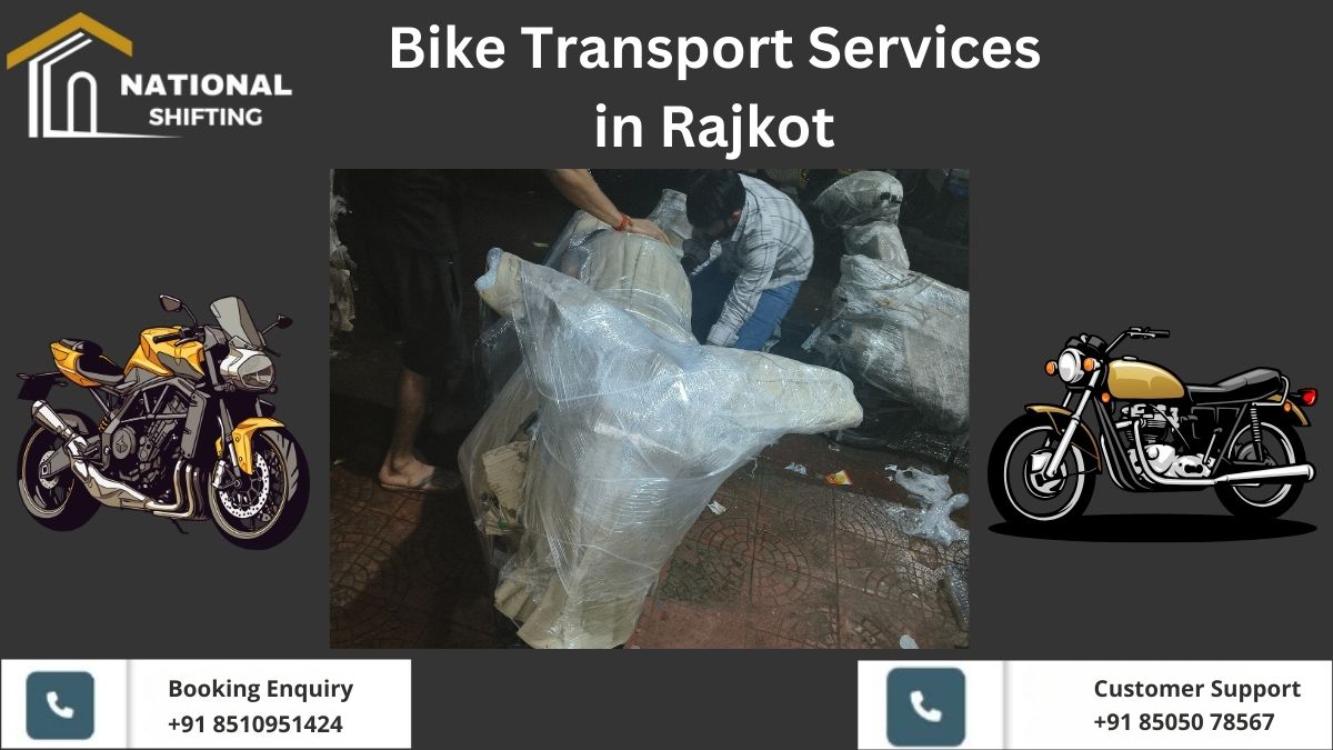 Bike Shipping and Courier in Rajkot | Transport Charges