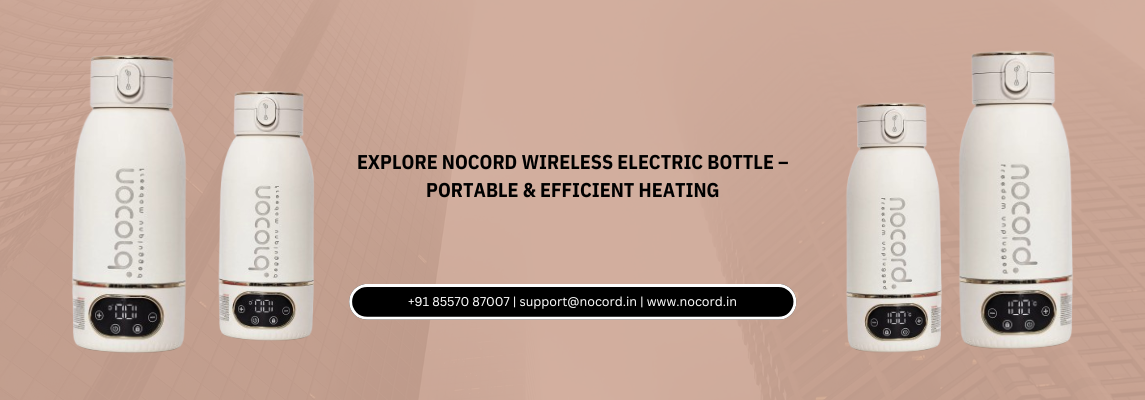 NoCord Portable Wireless Electric Bottle – Hot Drinks Anytime