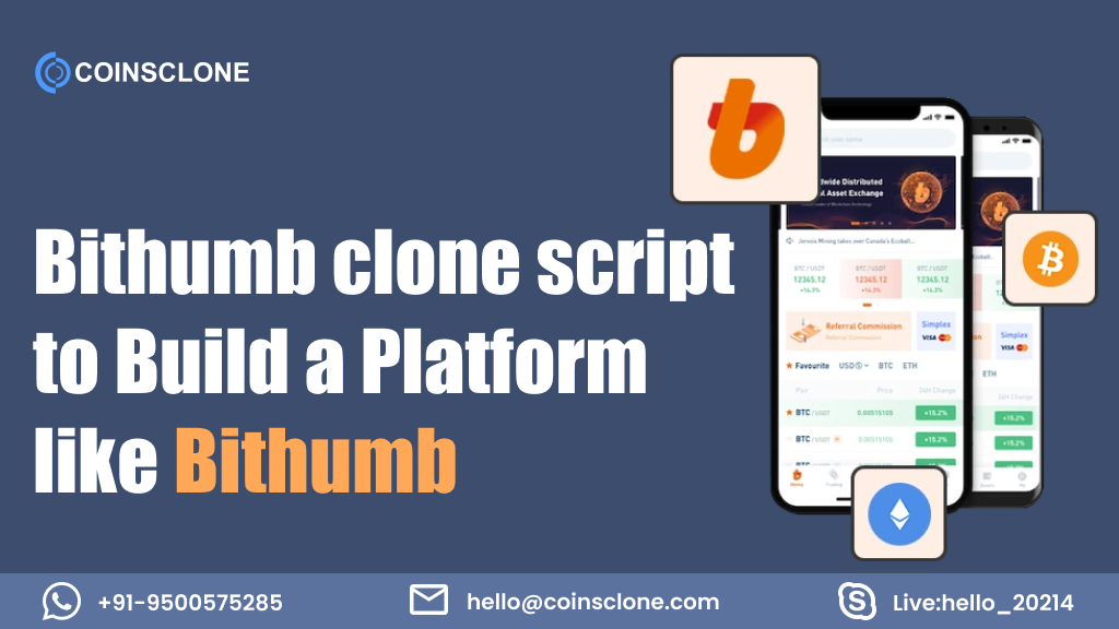 Bithumb Clone Script to Build a Platform Like Bithumb