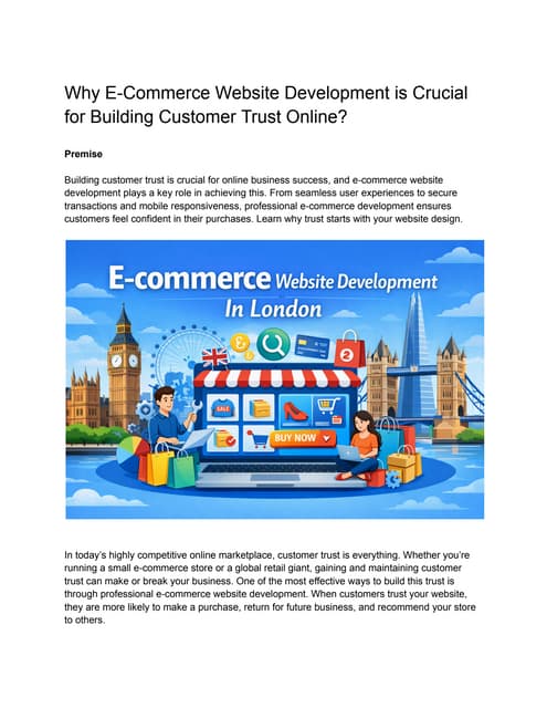 Why E-Commerce Website Development is Crucial for Building Customer Trust Online.pdf