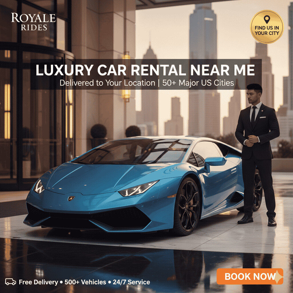 Luxury Car Rental Near Me | Royale Rides Nationwide Service