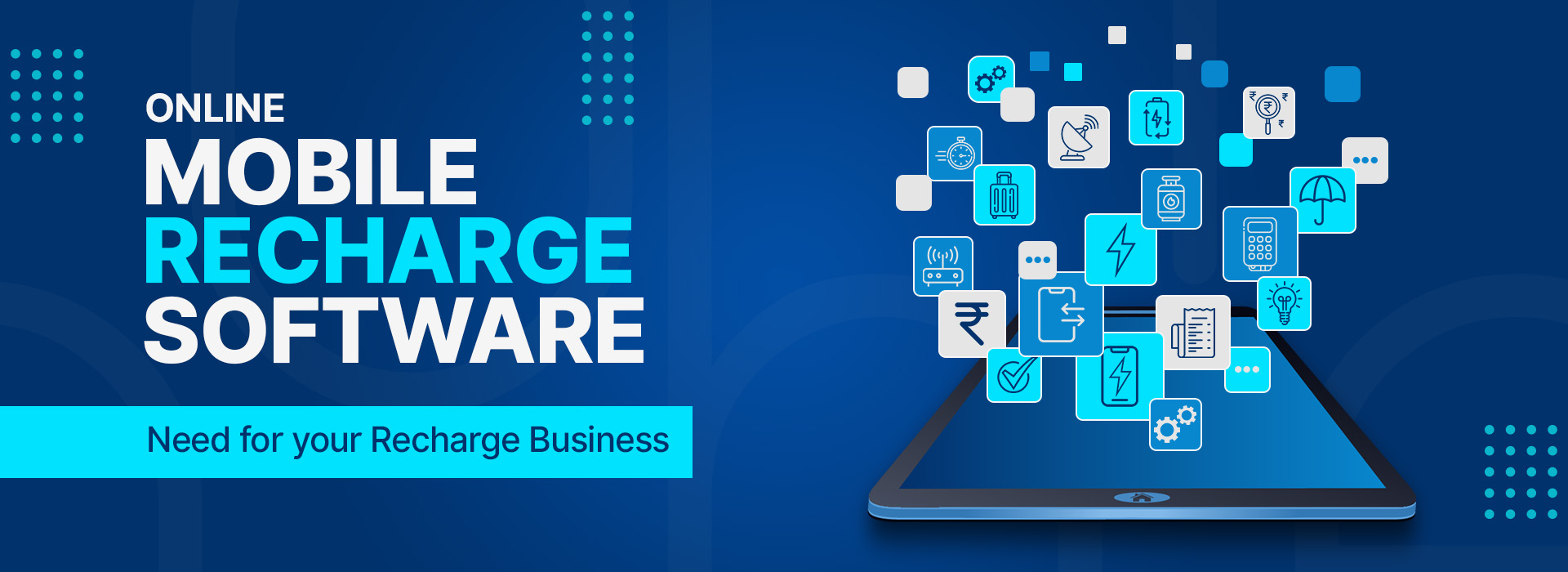 Best Online Mobile Recharge Software | Noble Web Studio