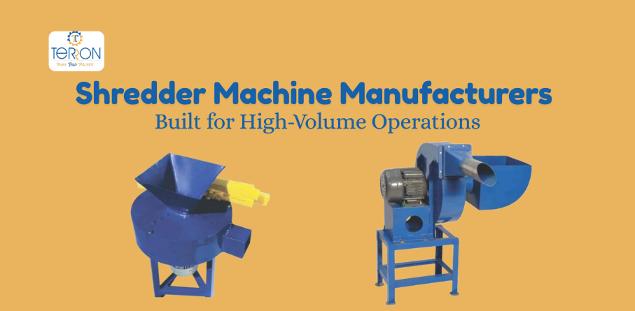 Fabric Shredder Machine Manufacturers Built for High-Volume Operations – Terron india