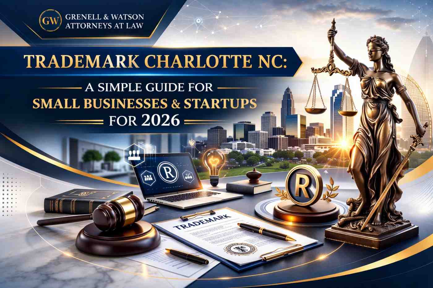 Trademark Charlotte NC: A Simple Guide for Small Businesses & Startups for 2026 – Grell & Watson Patent Trademark