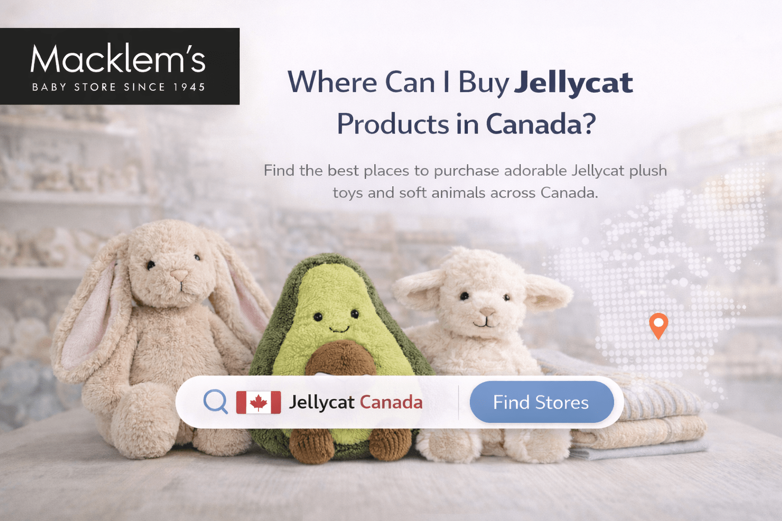 Where to Buy Jellycat in Canada