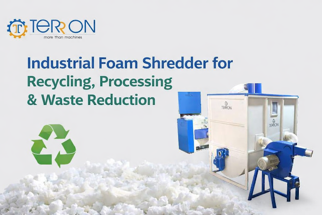 Industrial Foam Shredder for Recycling, Processing & Waste Reduction