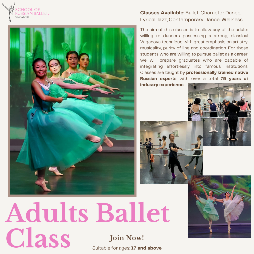 Adult Beginner Ballet Classes in Singapore | Adults Ballet Lessons