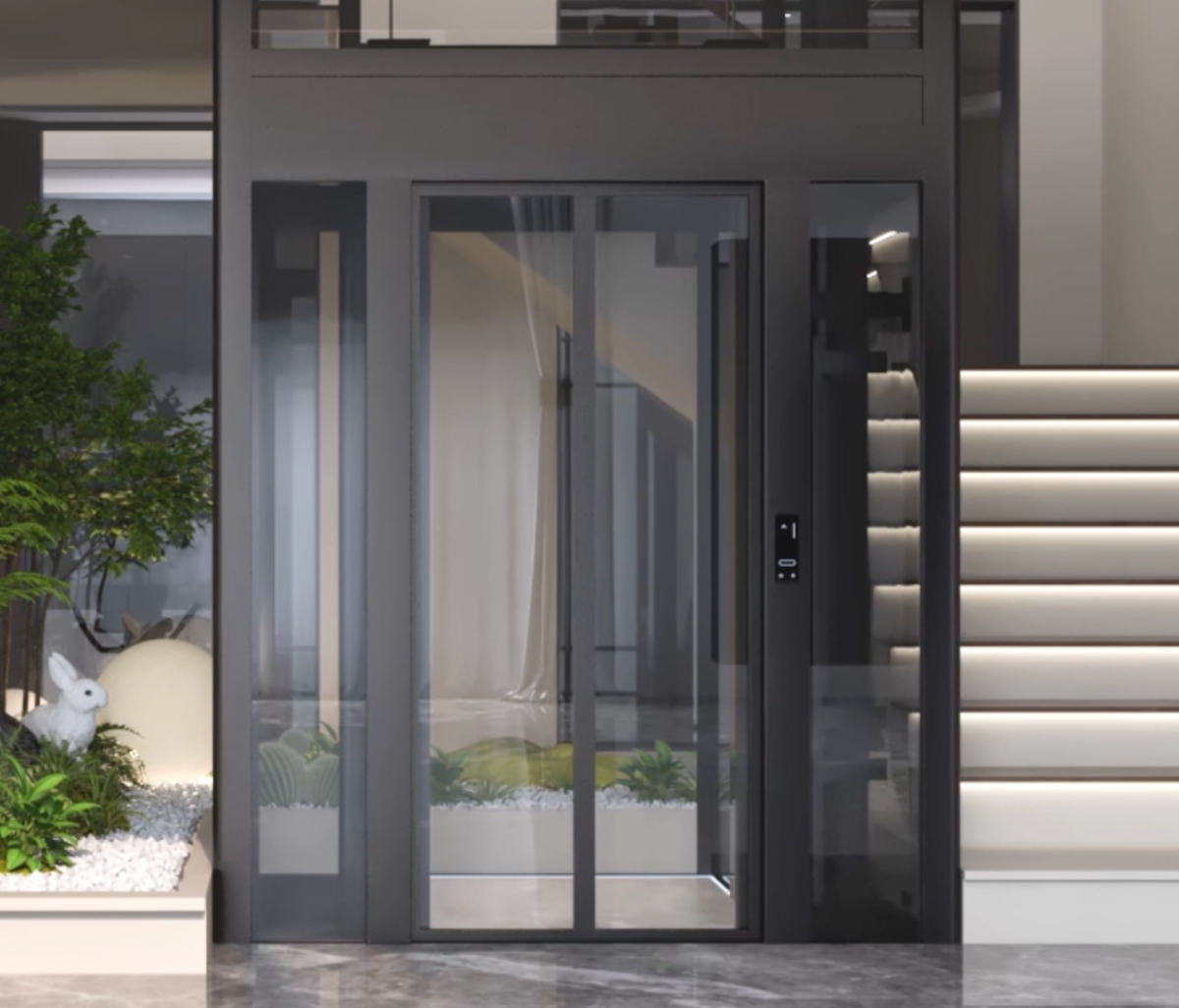 Modern Machine Roomless Residential Elevators | Smart Elevators