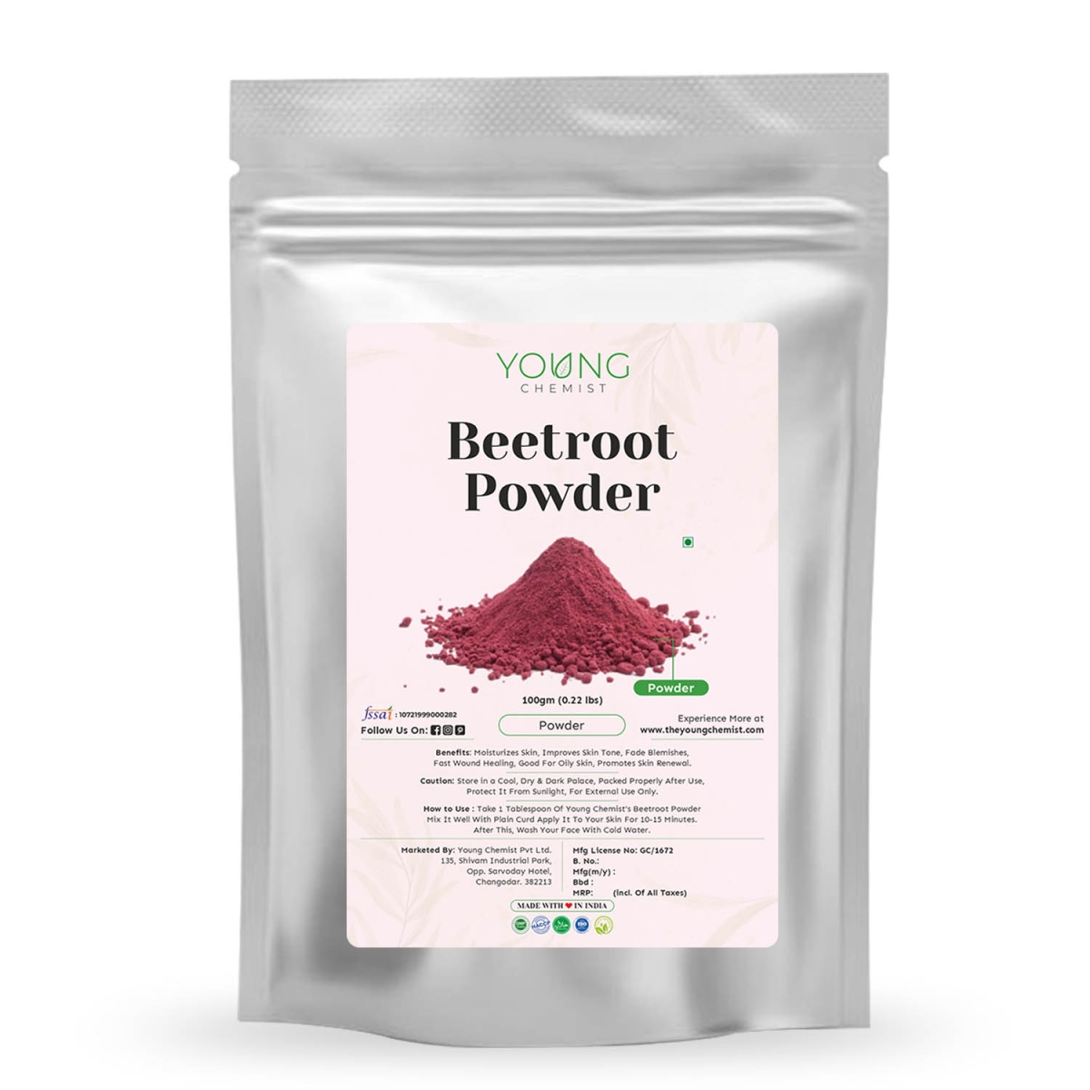 Pure Beetroot Powder  Superfood for Energy, Heart Health & Natural Nutrition