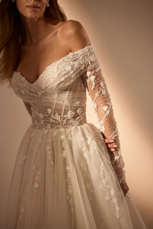 Sequinned Wedding Dress