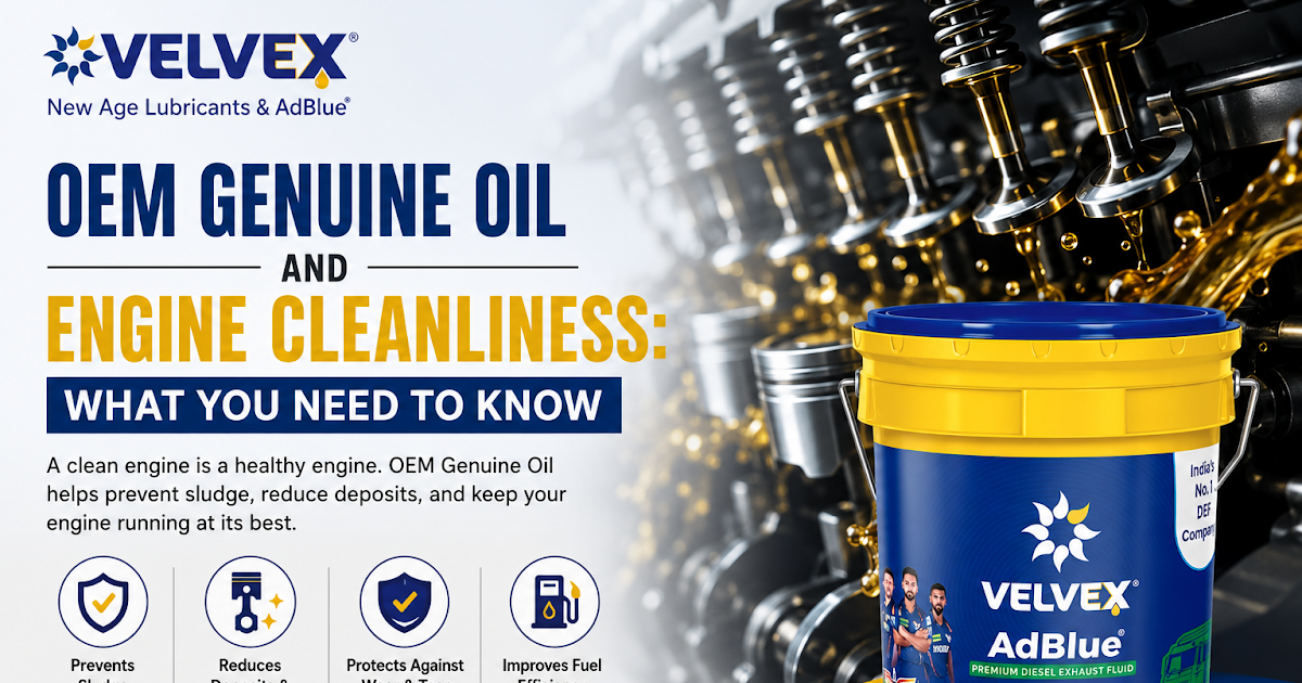 Wide Range Of Products.(VELVEX): OEM Genuine Oil and Engine Cleanliness: What You Need to Know