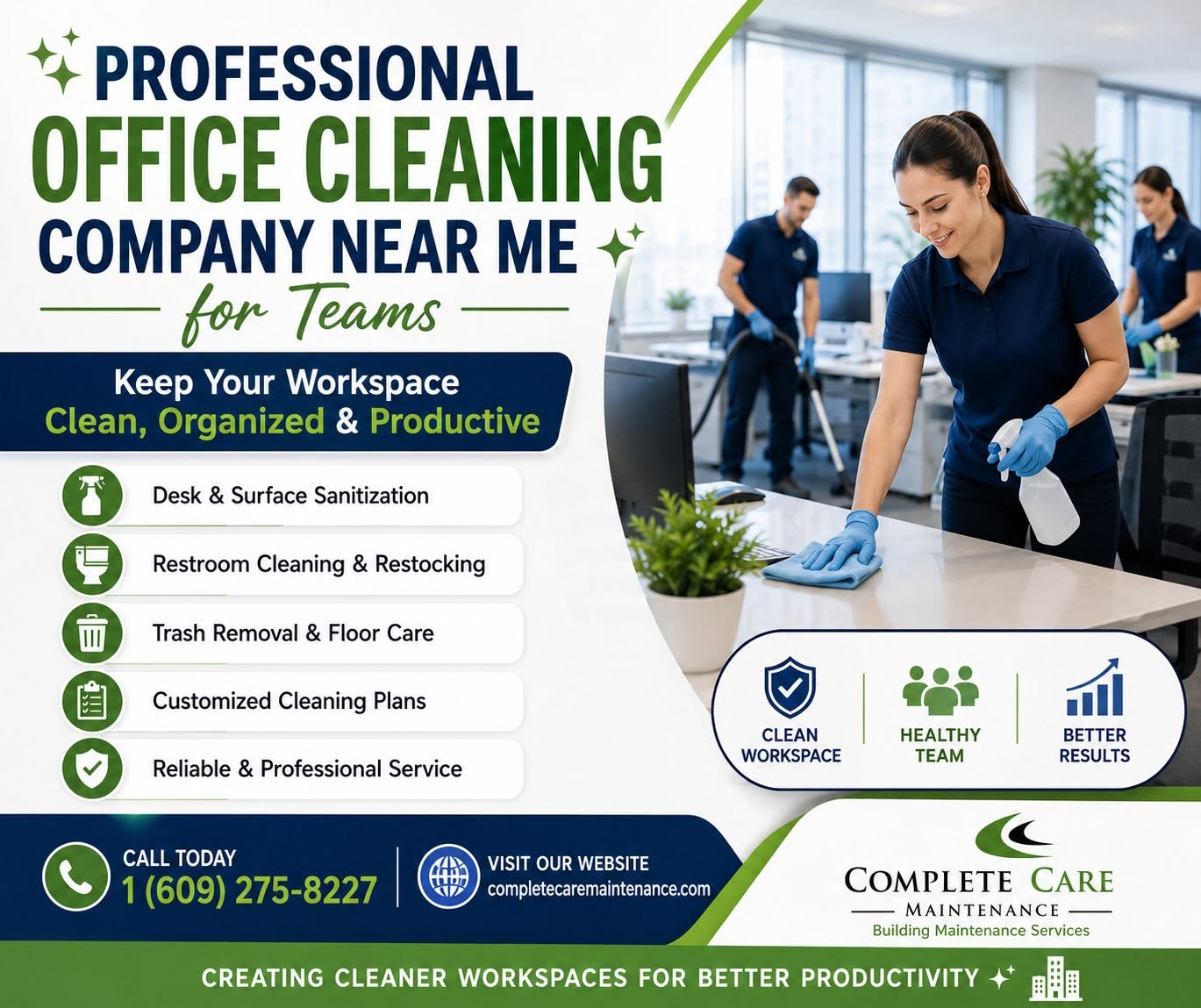 Hire New Jersey Office Cleaning Services to Maintain a Healthier and More Professional Workplace | Plustibe Articles