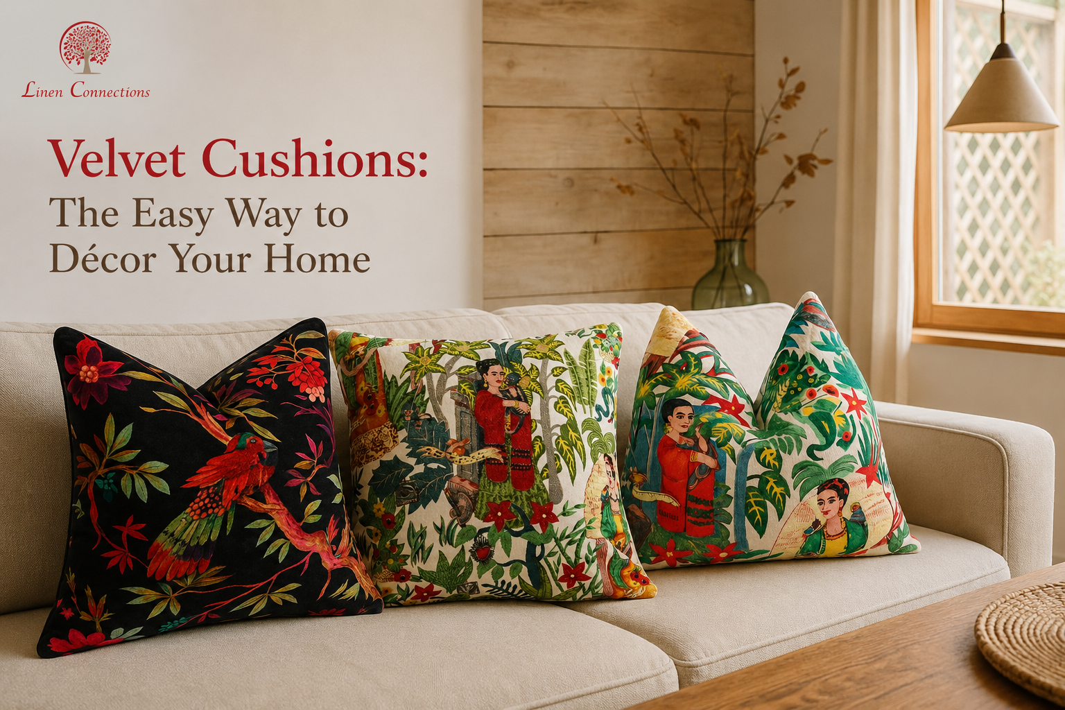 Velvet Cushions for Stylish & Comfortable Home DĂ©cor