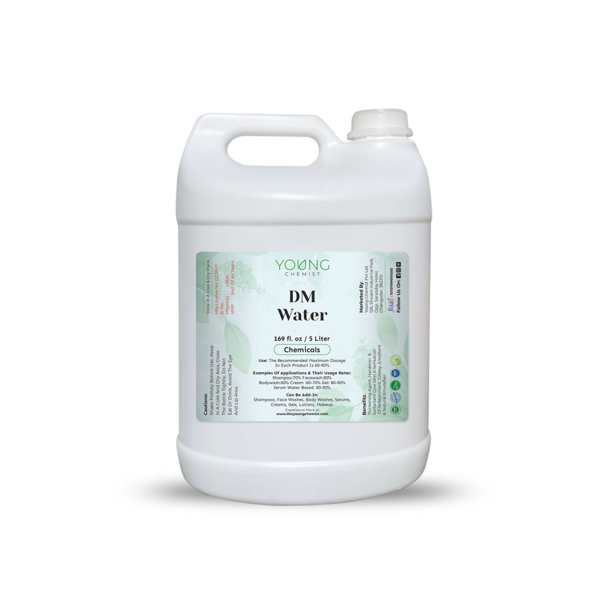 DM Water | Demineralized Water Benefits | Distilled Water | Young Chemist