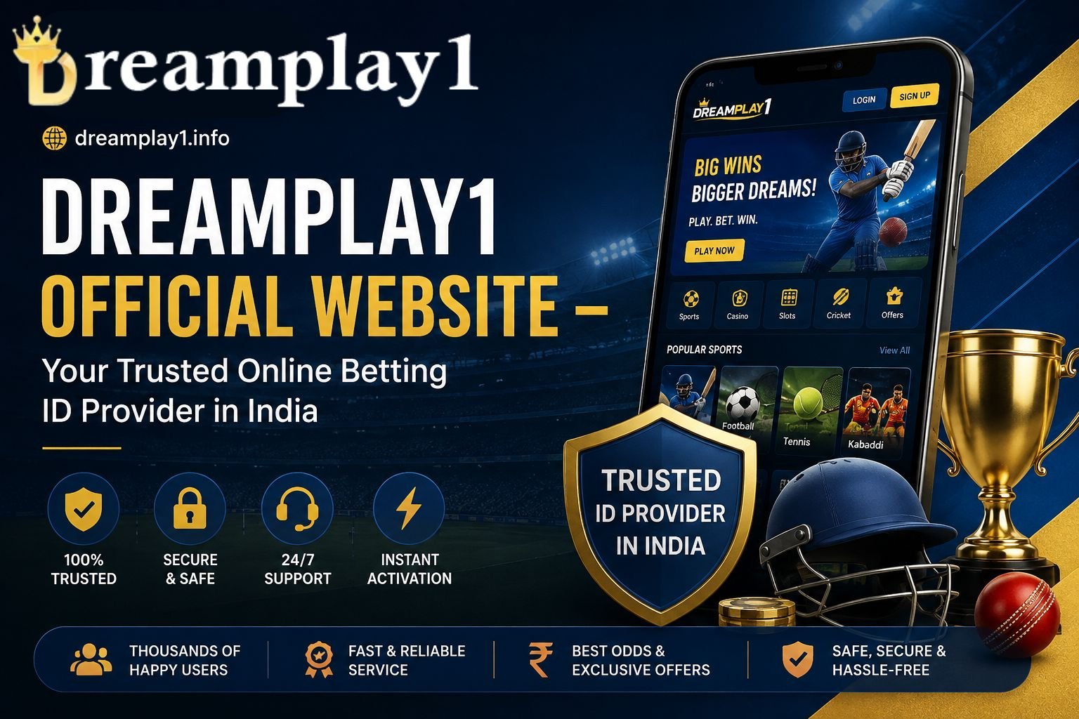 Dreamplay1 Official Website | Trusted Online Betting ID Provider