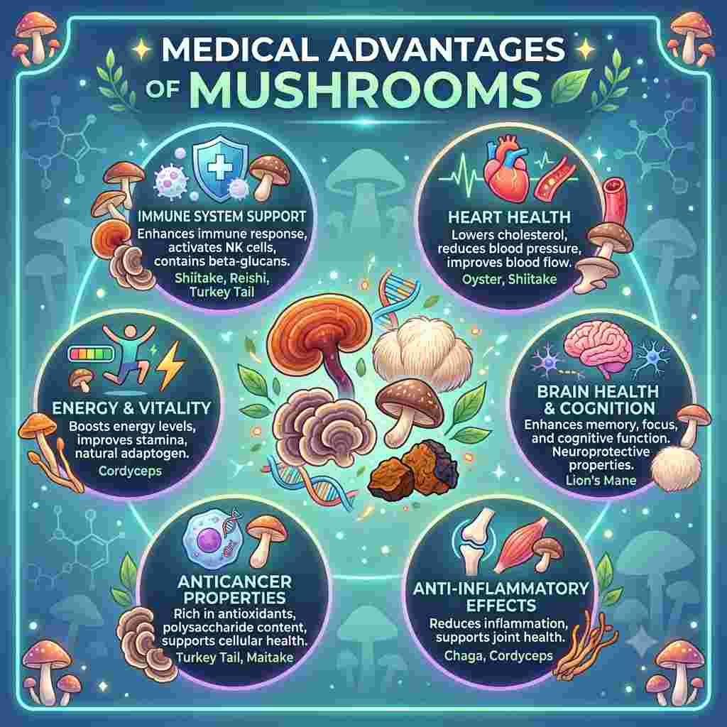 Medical Advantages of Mushrooms: Exploring Their Health Benefits |...