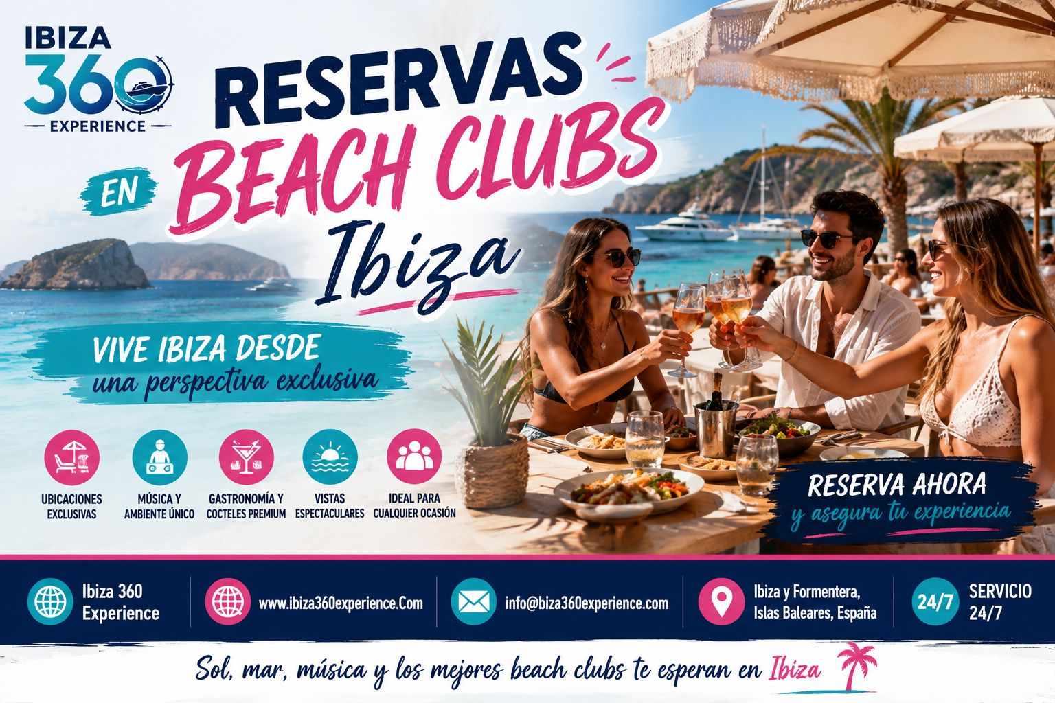 Reservas en Beach Clubs Ibiza: Vive una Experiencia Exclusiva Frente al Mar