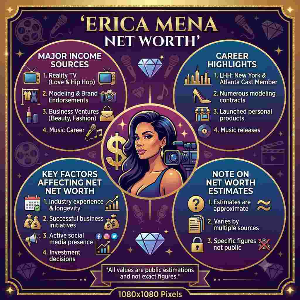 Erica Mena Net Worth: Exploring Her Career and Financial Journey |...