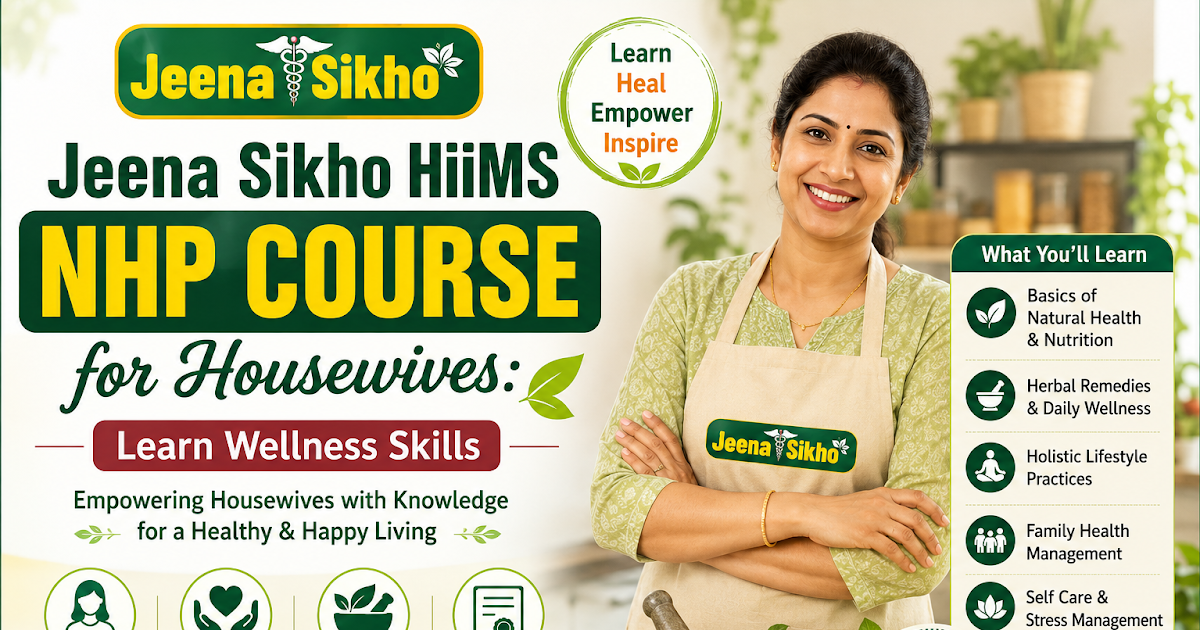 Jeena Sikho HiiMS NHP Course for Students: Learn Essential Wellness Skills