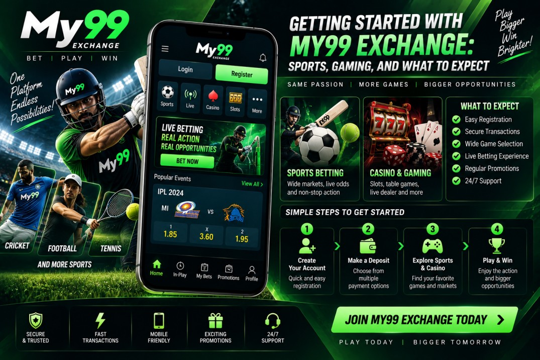 Getting Started with My99 Exchange: Sports, Gaming, and What to Expect - my99exchange.org