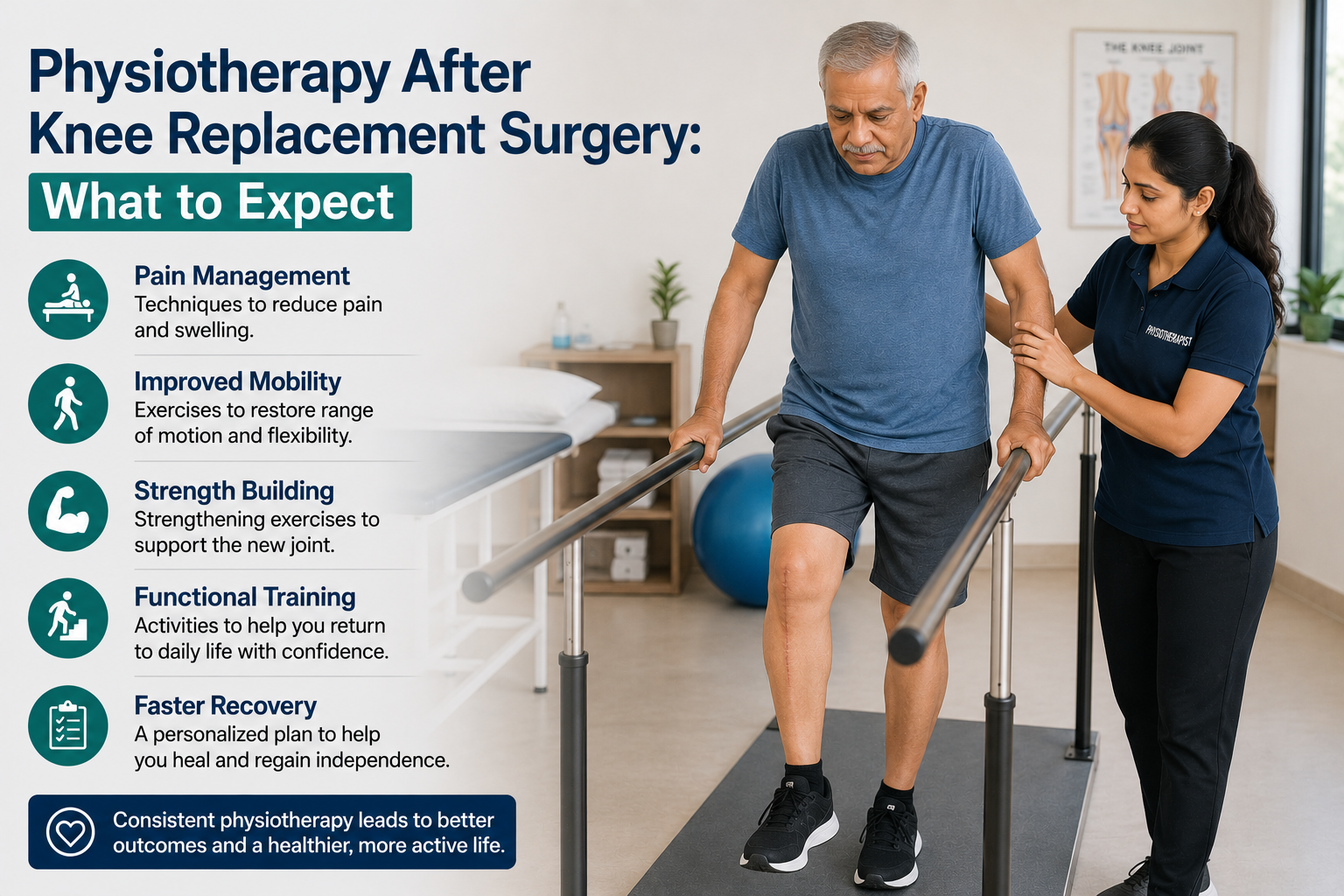 Best Physiotherapy After Knee Replacement for Faster Recovery