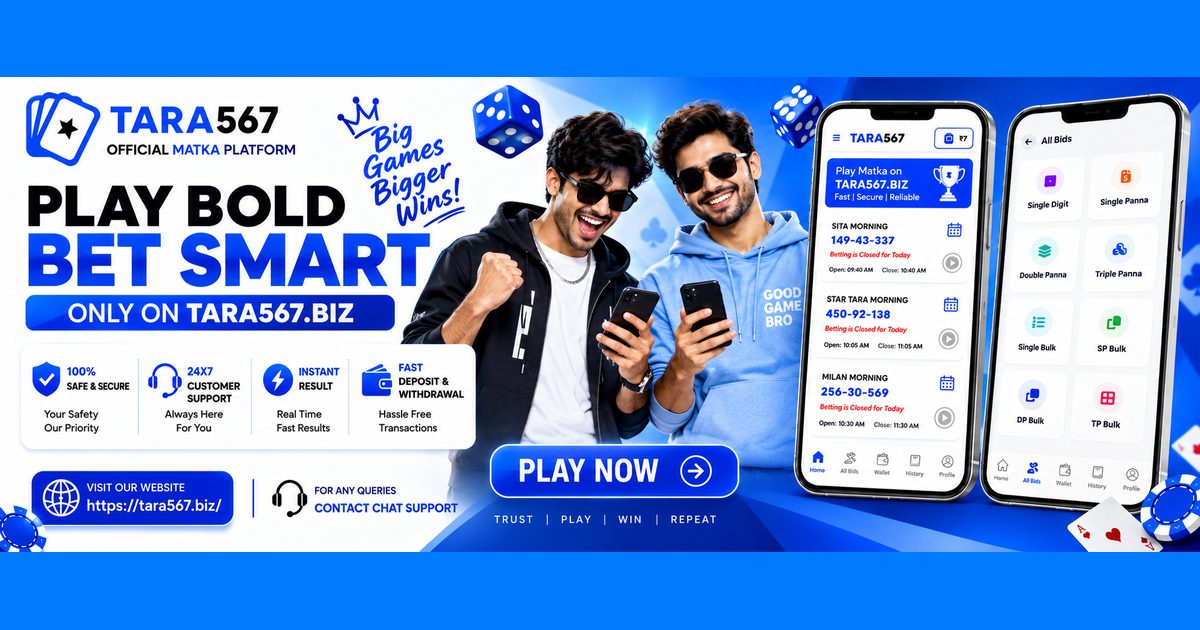 Tara567 Matka | Live Result, Jodi Chart & Tara567 App